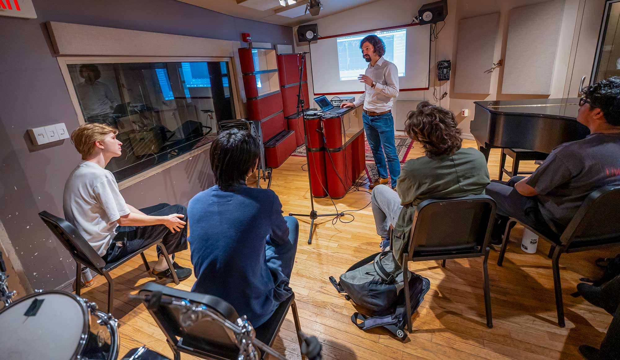 Sound engineering class